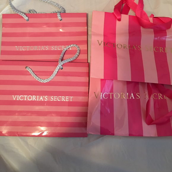 4 Small Size Victoria Secret Bags - Picture 1 of 3